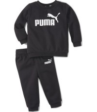 Puma Minicats Ess Crew Jogger Kids' Tracksuit Black 846141 01