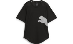 Puma Women's T-Shirt Train All Day Big Cat Tee Black 523802 51