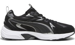 Мужская обувь Puma Milenio Tech Suede Black White Silver 393489 01