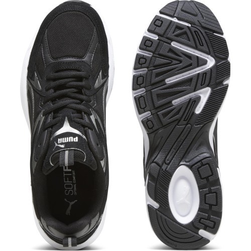 Мужская обувь Puma Milenio Tech Suede Black White Silver 393489 01
