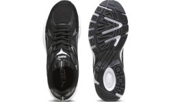 Puma Milenio Tech Suede Men's Shoes Black White Silver 393489 01