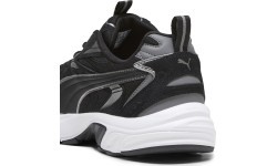 Puma Milenio Tech Suede Men's Shoes Black White Silver 393489 01