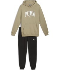 Мужской спортивный костюм Puma Squad Hooded Beige Black 681901 67