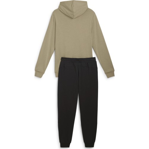Puma Squad Hooded Men's Tracksuit Beige Black 681901 67