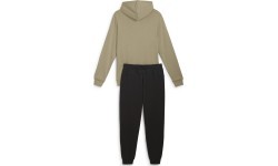 Puma Squad Hooded Men's Tracksuit Beige Black 681901 67