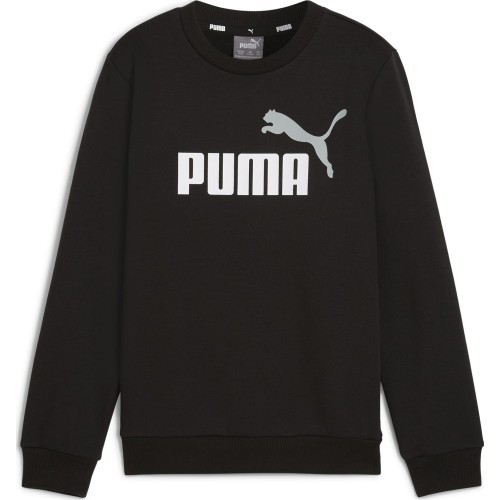 Puma толстовка подростковая Ess + 2 Col Big Logo FL Black 586986 60