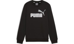 Puma толстовка подростковая Ess + 2 Col Big Logo FL Black 586986 60