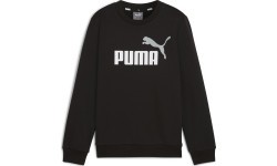 Puma толстовка подростковая Ess + 2 Col Big Logo FL Black 586986 60