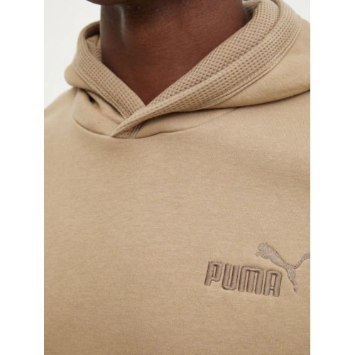 Puma Ess Elevated Hoodie FL Brown Men's Sweatshirt 681889 67
