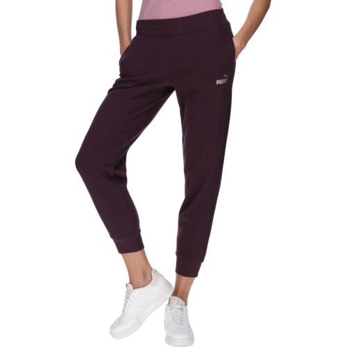 Puma Ess+ Metallic Women's Sports Pants Midnight Plum 849959 44