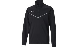 Толстовка подростковая Puma TeamRise 1/4 Zip Black 657395 03