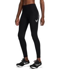 Женские легинсы Nike W Nk Df Fast Mr 7/8 Tights Black FV6682 010