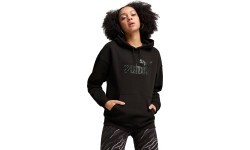 Puma Women's Sweatshirt Ess+ Animal Hoodie Fl Black 681492 01