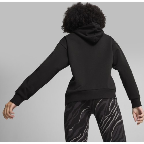 Puma Women's Sweatshirt Ess+ Animal Hoodie Fl Black 681492 01