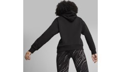 Женская толстовка Puma Ess+ Animal Hoodie Fl Black 681492 01