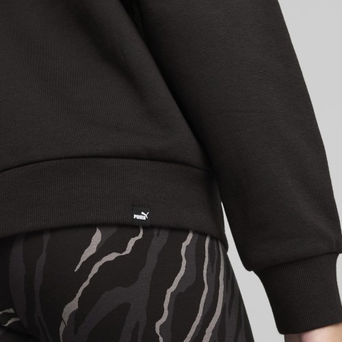 Женская толстовка Puma Ess+ Animal Hoodie Fl Black 681492 01