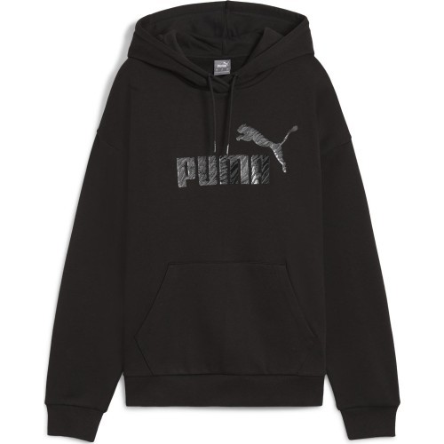 Puma Women's Sweatshirt Ess+ Animal Hoodie Fl Black 681492 01