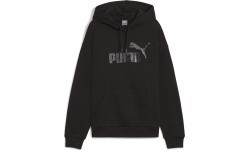 Женская толстовка Puma Ess+ Animal Hoodie Fl Black 681492 01