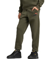 Puma Ess + 2 Col Logo Pants Fl Junior Trousers Khaki 586988 77