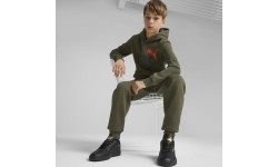 Puma Ess + 2 Col Logo Pants Fl Junior Trousers Khaki 586988 77