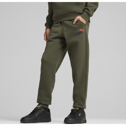 Брюки подростковые Puma Ess + 2 Col Logo Pants Fl, хаки 586988 77