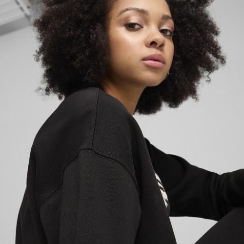 Puma Squad Crew FL women's sweatshirt Black 681539 01