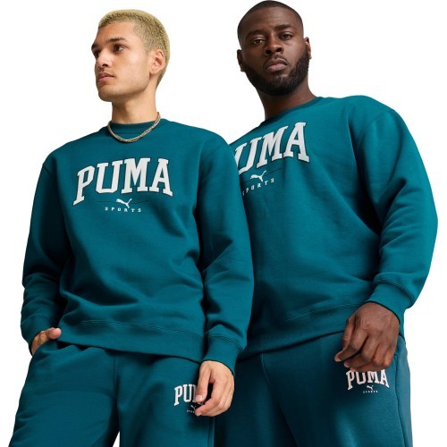 Мужская толстовка Puma Squad Crew FL Cold Green 681794 22