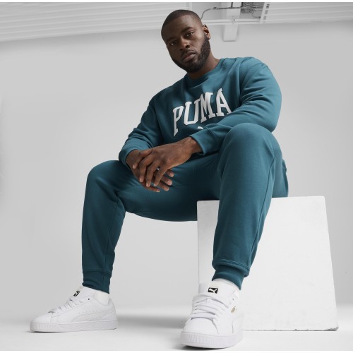 Мужская толстовка Puma Squad Crew FL Cold Green 681794 22