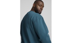 Мужская толстовка Puma Squad Crew FL Cold Green 681794 22
