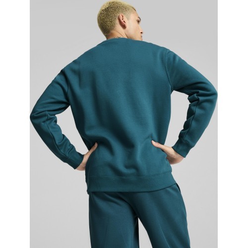 Мужская толстовка Puma Squad Crew FL Cold Green 681794 22