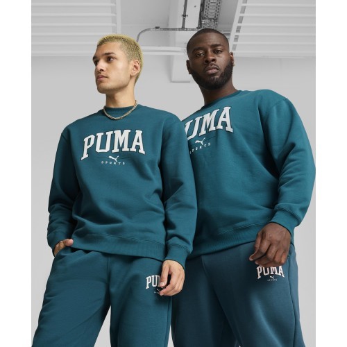 Мужская толстовка Puma Squad Crew FL Cold Green 681794 22