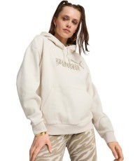 Женская толстовка Puma Ess+ Animal Hoodie Fl White 681492 87