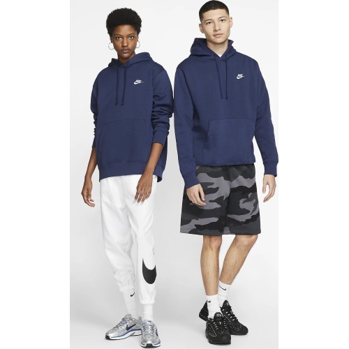 Nike Men's Sweatshirt NSW Club Hoodie PO BB FL Navy BV2654 410