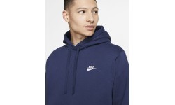 Мужская толстовка Nike NSW Club Hoodie PO BB FL Navy BV2654 410