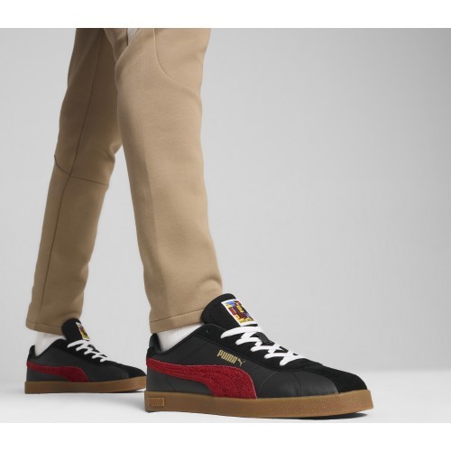 Puma Club II Year Of Sports Men's Sneakers Black Red 397446 01