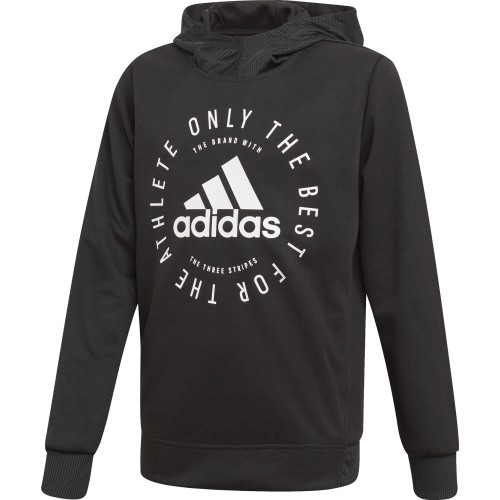 Толстовка для подростков Adidas Yb Sid Po Black DV1700