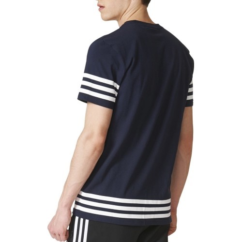 Adidas Originals STREET GRP TEE T-shirt Blue AZ1139