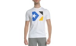 Converse Star Chevron Tri Color Tee T-Shirt White 10005884 102