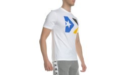 Converse Star Chevron Tri Color Tee T-Shirt White 10005884 102