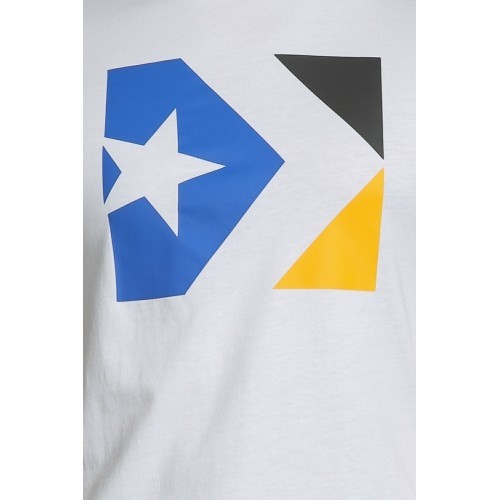 Converse Marškinėliai Star Chevron Tri Color Tee White 10005884 102