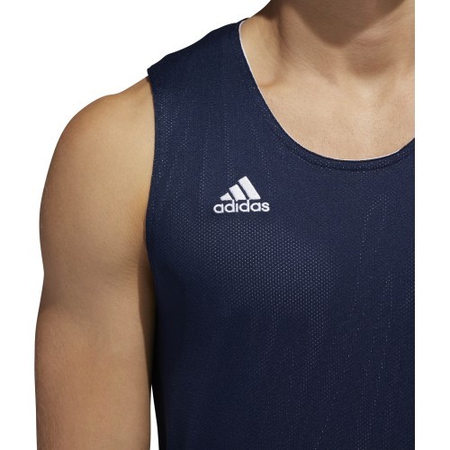 Adidas Reversible Crazy Explosive Basketball Jersey Navy White CD8690