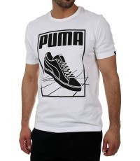 Puma Marškinėliai Track Tee White 594870 02