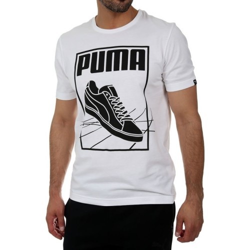 Puma Track Tee T-Shirt White 594870 02