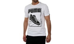 Puma Track Tee T-Shirt White 594870 02