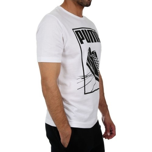 Puma Track Tee T-Shirt White 594870 02
