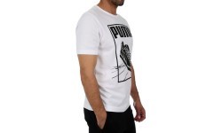 Puma Marškinėliai Track Tee White 594870 02