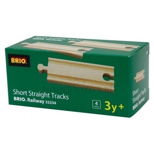 BRIO набор коротких прямых рельсов, 33334