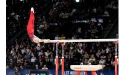 « LIVERPOOL » COMPETITION PARALLEL BARS WITH REINFORCED FRAME & NATURAL FIBRE HAND-RAILS - FIG Approved