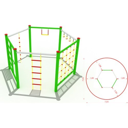 Metal Climbing Set Model CM-0202