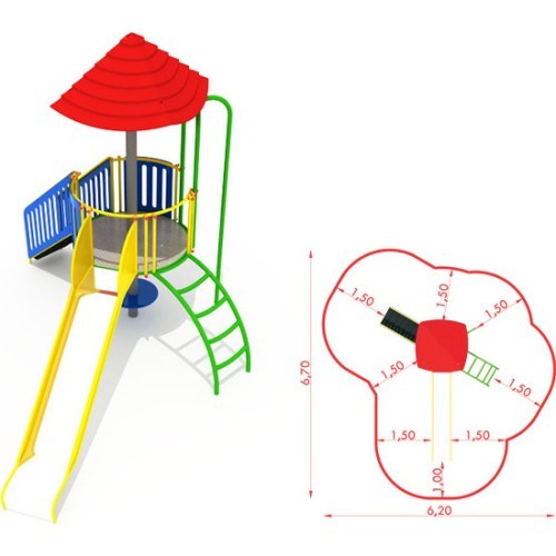 Metal Playground Model CM-0105
